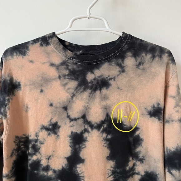 Twenty One Pilots 2019 Sahlo Folina Bandito Tour Tie Dye Long Sleeve Band Tee - Picture 6 of 15